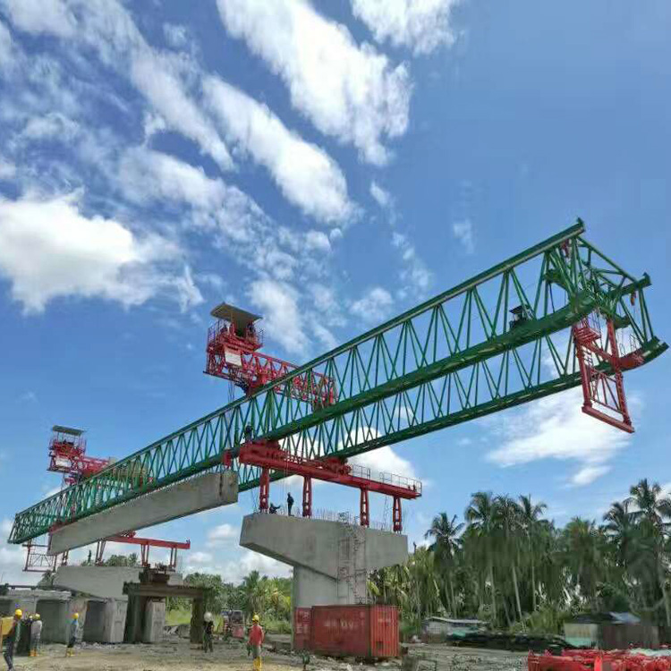 100 ton bridge girder launcher erection crane