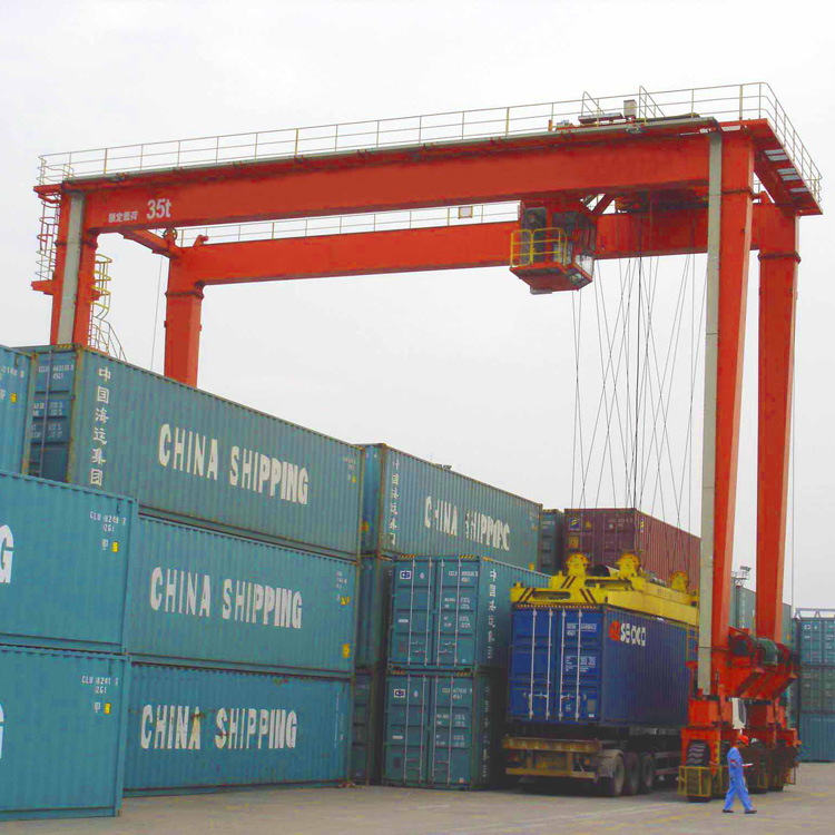 RMG rail model container stack gantry crane 