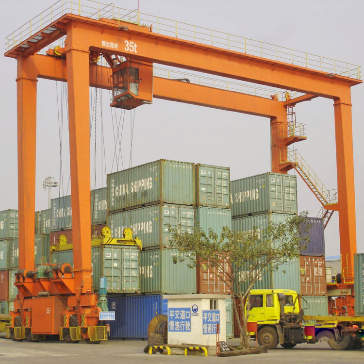RMG rail model container stack gantry crane 