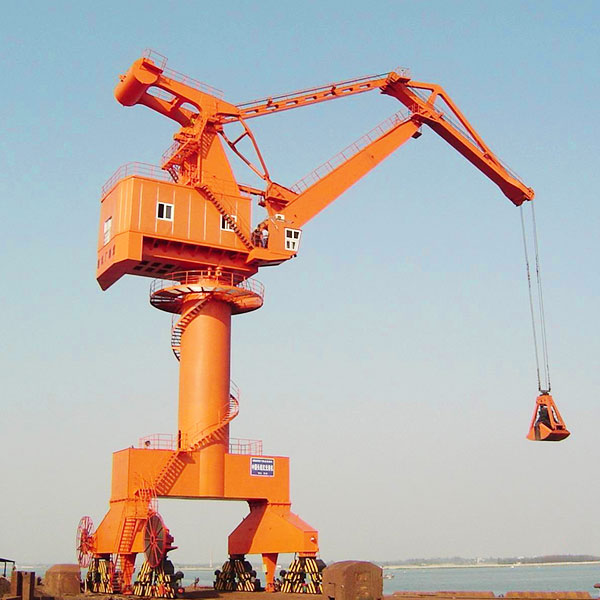 Rail Mounted Floating Dock Sea Port Portal Crane 